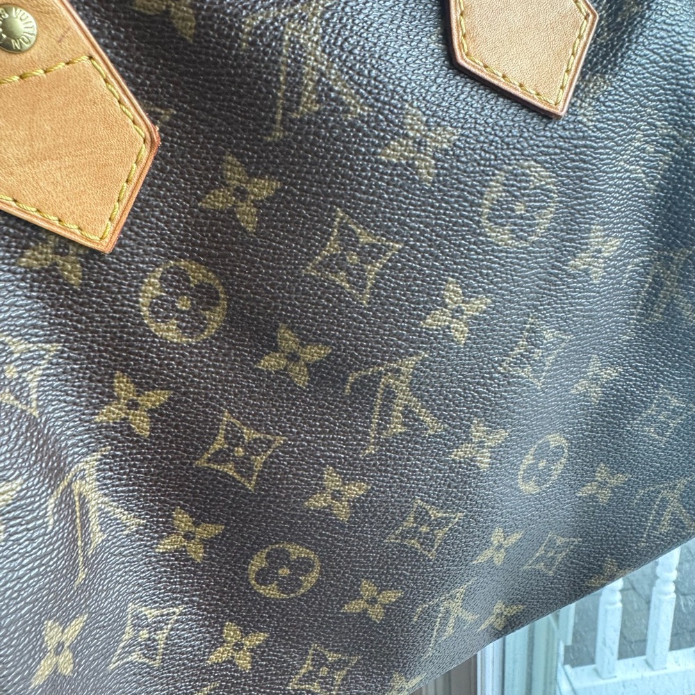 Louis Vuitton | Speedy 25 | SD0027 | Monogram Canvas Brown Satchel - Picture 14 of 16